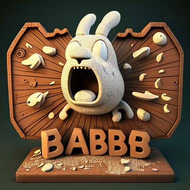 3D model Rabbids Big Bang game (STL)